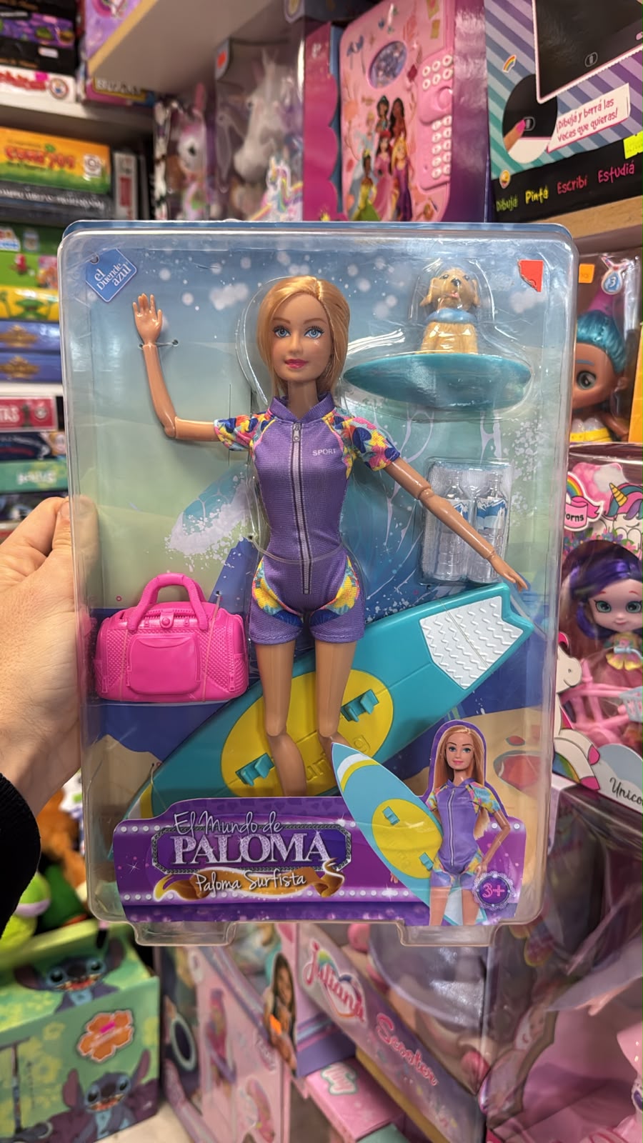 Muñeca Paloma Surfista