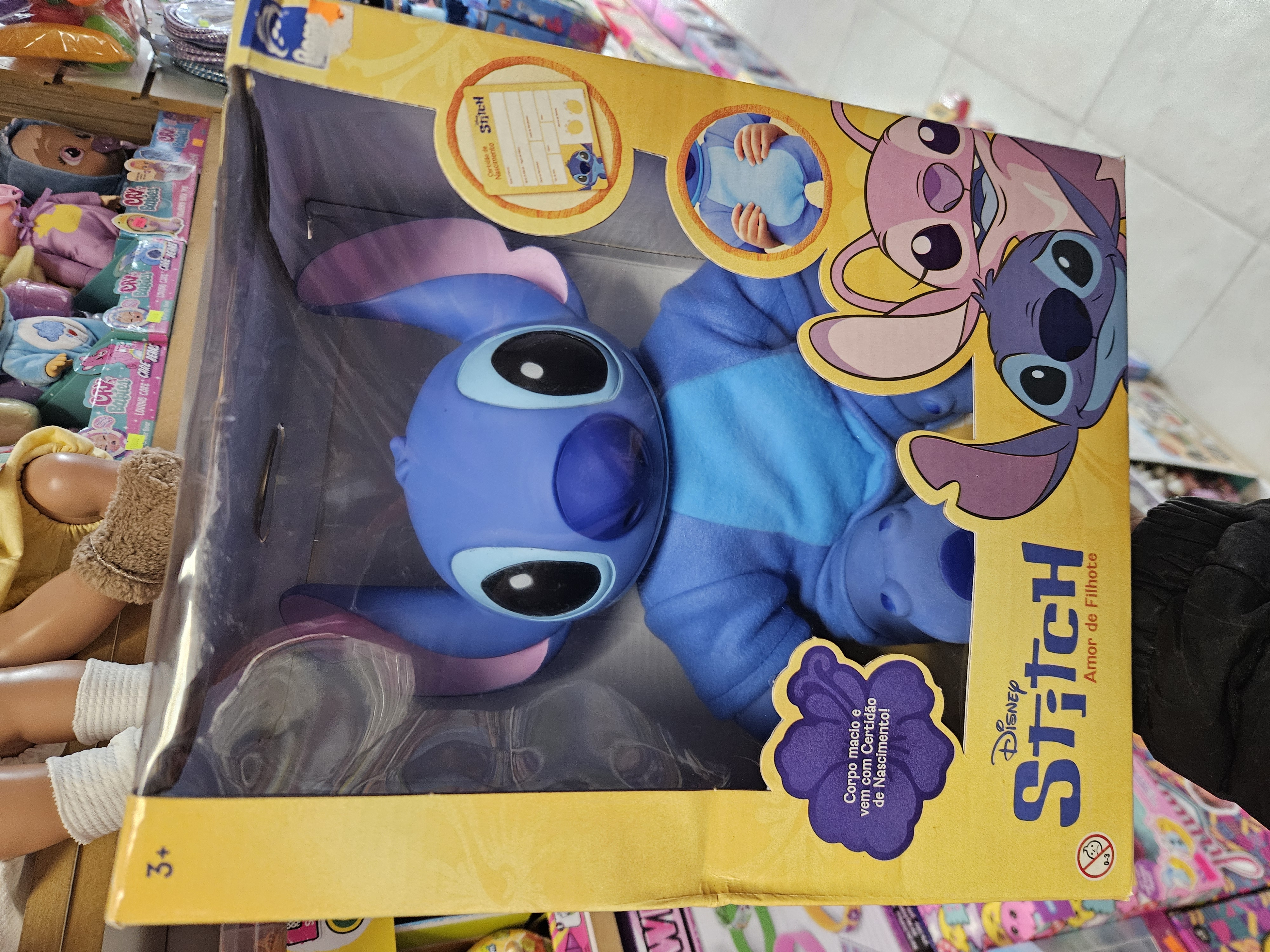 Stitch Con Certificado de Nacimiento