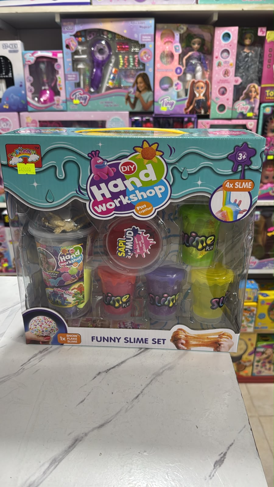 Set funny slime