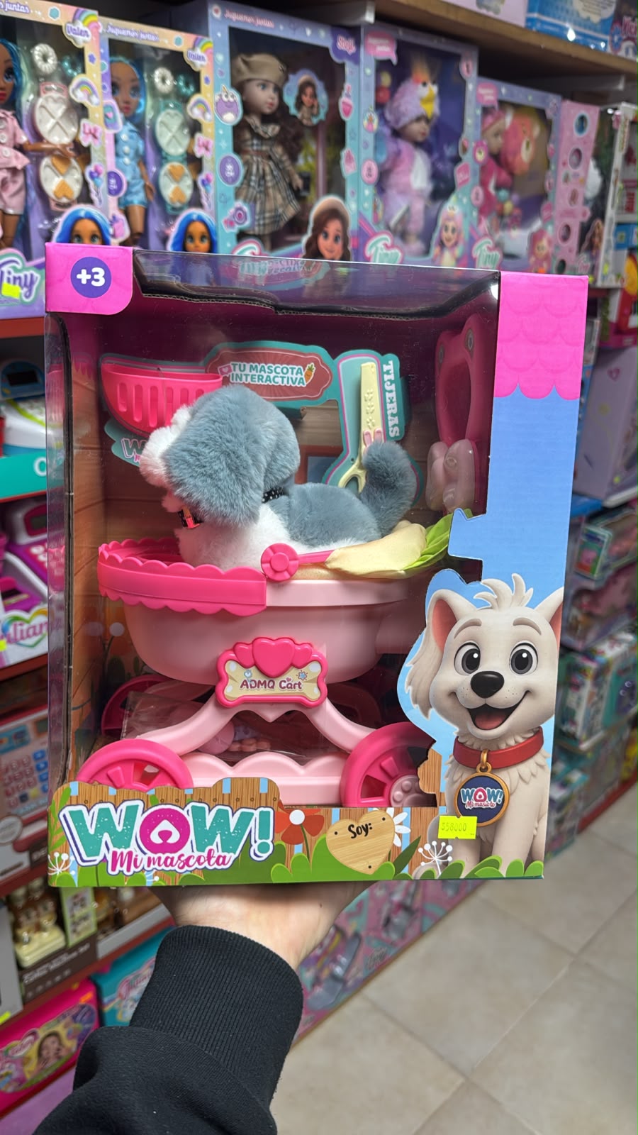 Mascota Perrito con Coche