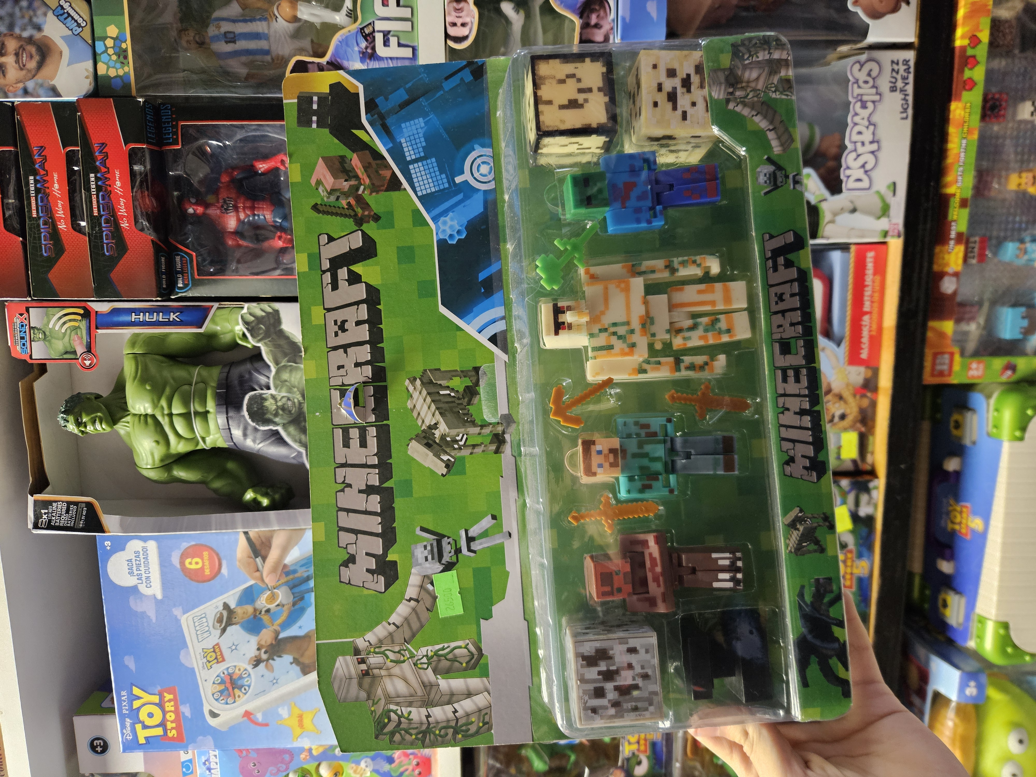 X4 Figuras Minecraft + Cubos 1