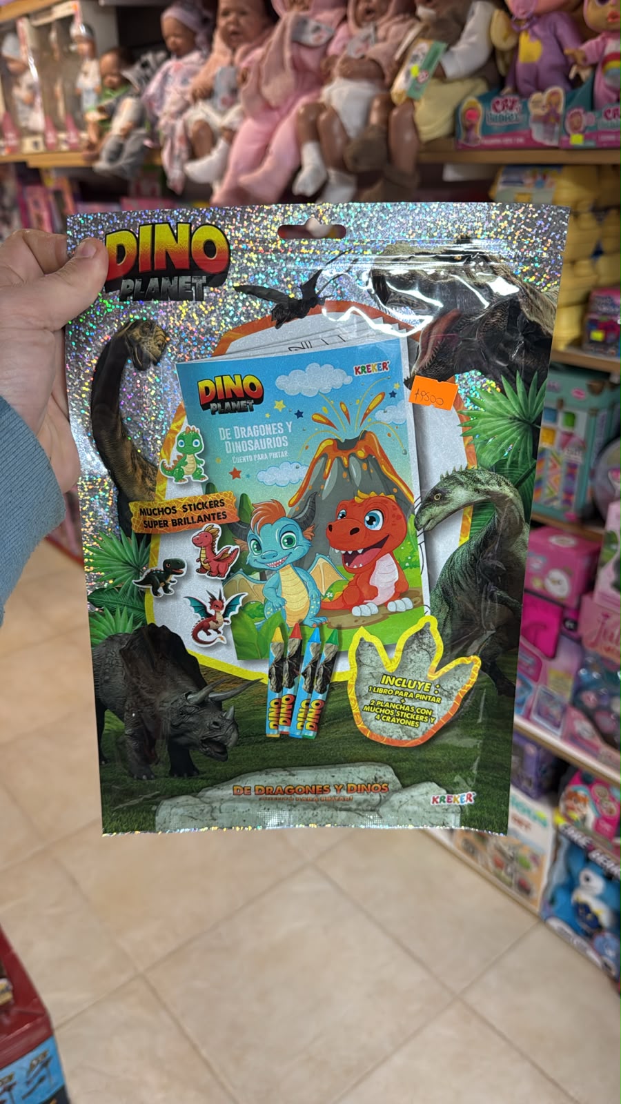 Juega y Colorea Dino Planet