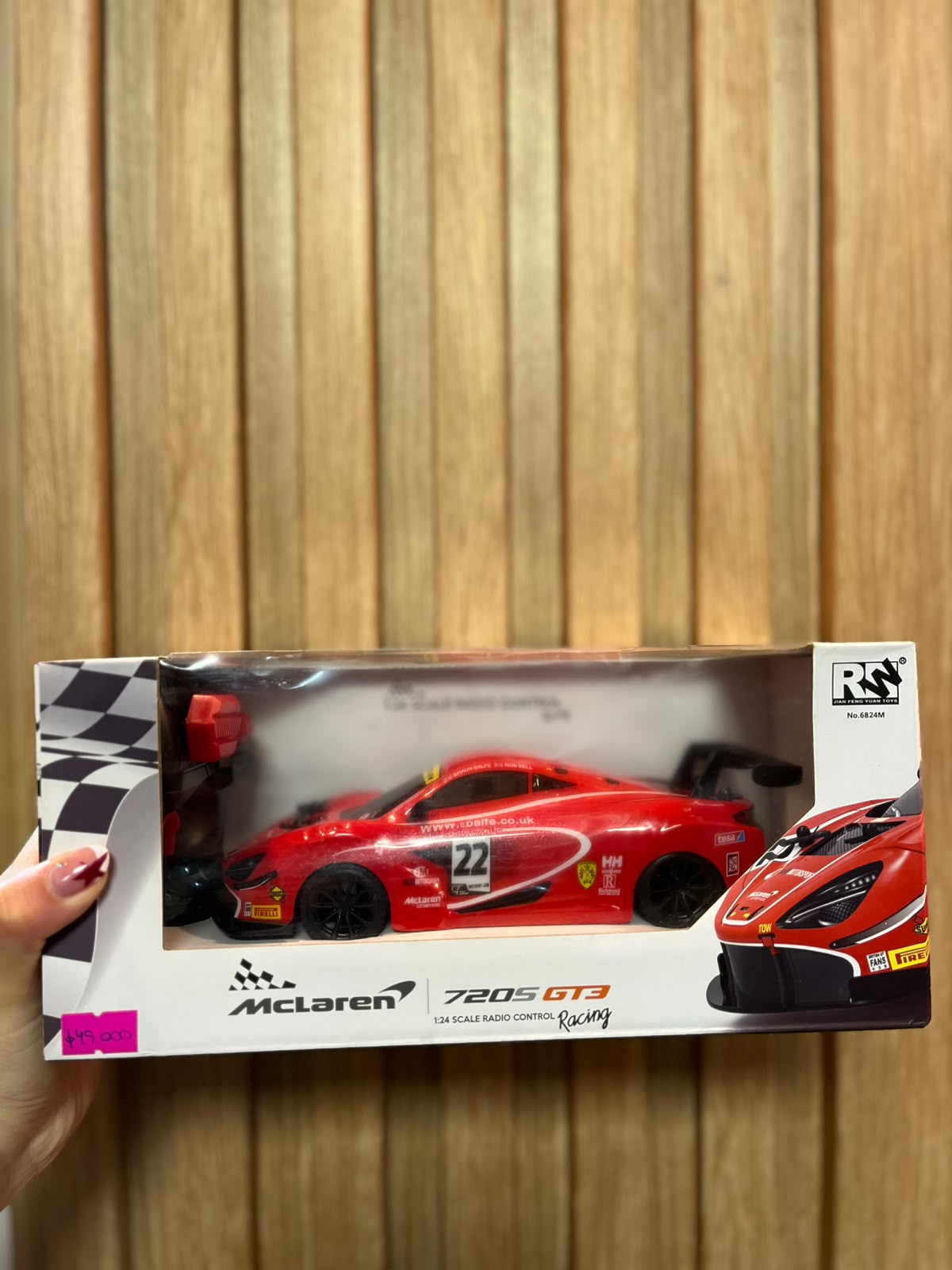 Auto McLaren 720s Control remoto.
