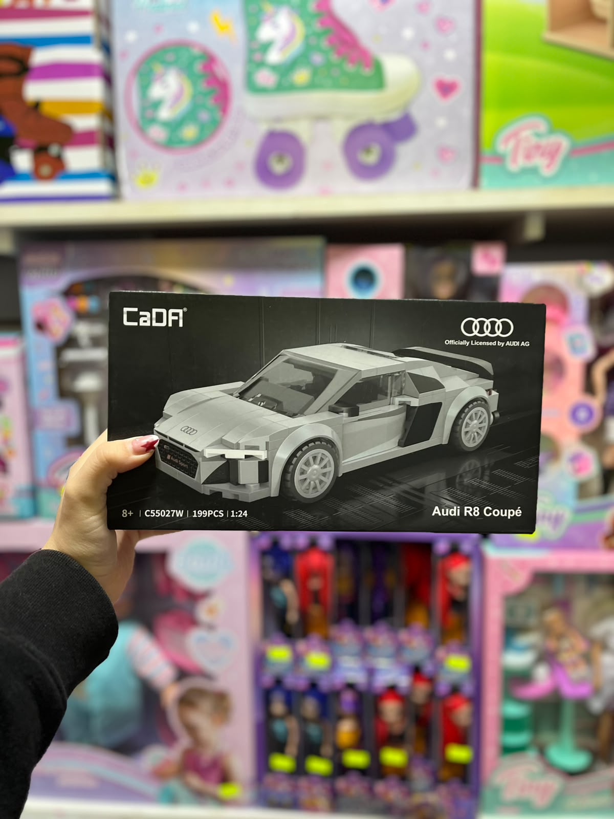 Set bloques auto blanco