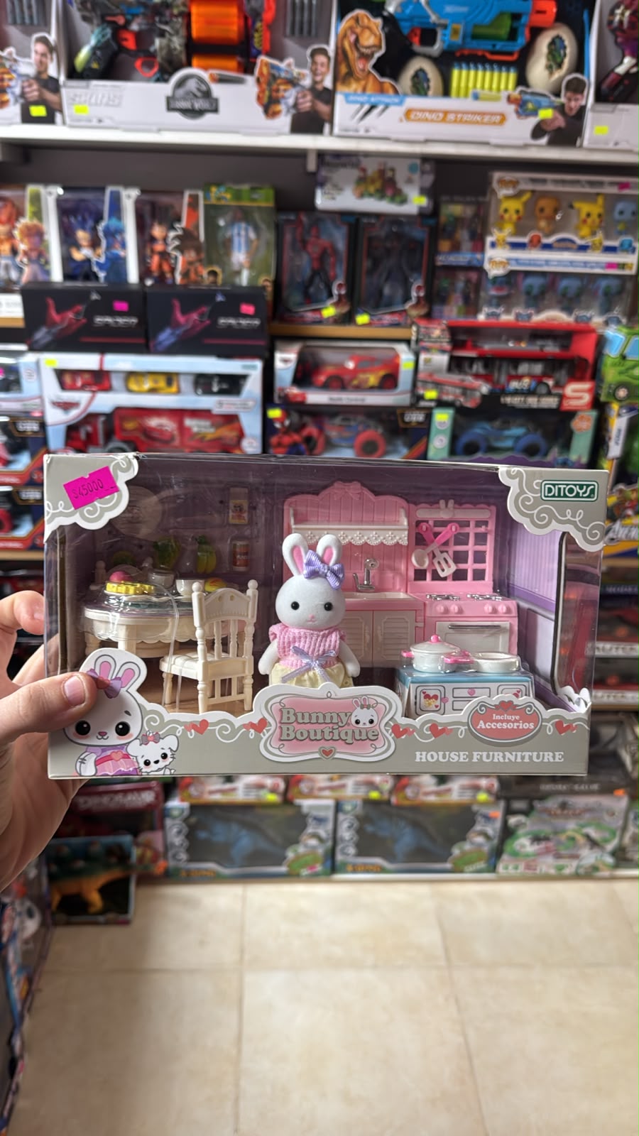 Casita de Conejo con Muebles