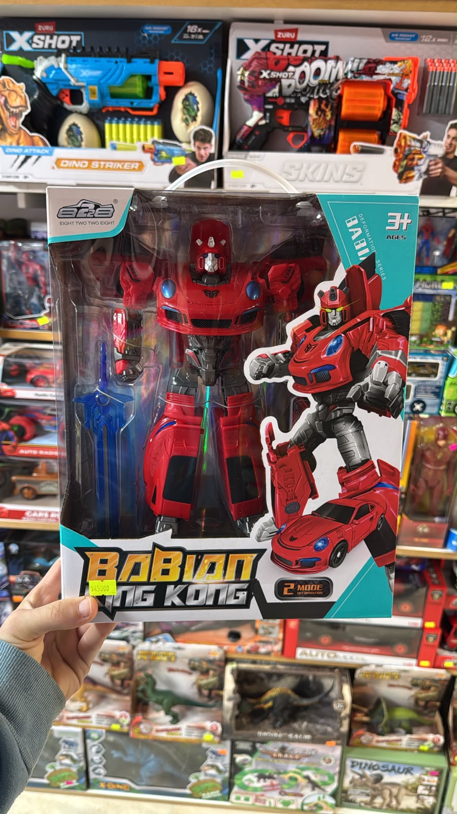 Robot transformer Rojo